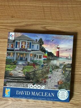 1000 piece Ceaco David Maclean beach 43370 26x 19 puzzle
